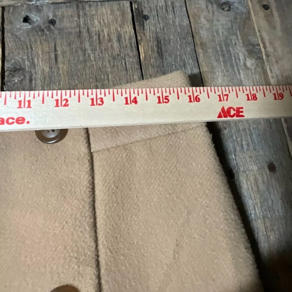 Gap Skirt Womens Size 4 Beige Wool Blend Short A-Line Sailor Style Rear Zip - Picture 6 of 12